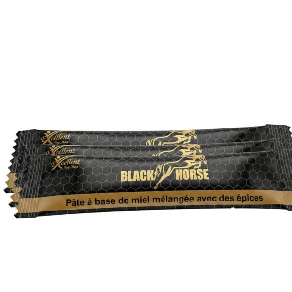 Black Horse – Miel aphrodisiaque aux plantes – 3 sticks Black Horse – Miel aphrodisiaque aux plantes – 3 sticks