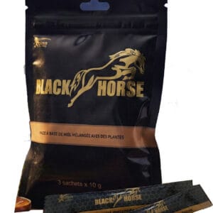 Black Horse – Miel aphrodisiaque aux plantes – 3 sticks